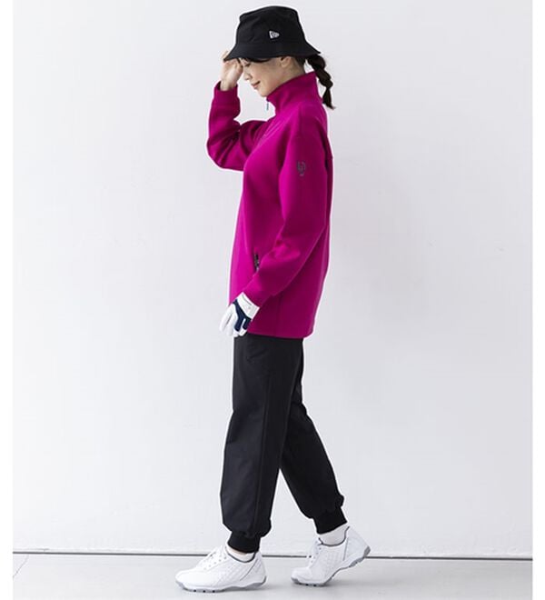 BELLUNA（ベルーナ）の「吸水速乾！ジッパーロゴプルオーバー（カットソー）」｜詳細画像