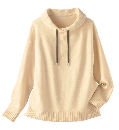 BELLUNA（ベルーナ）の「配色使いほっこりエコニットプルオーバー（ニット・セーター）」