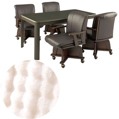 「極あったかダイニングこたつ布団フルセット（こたつテーブル）」