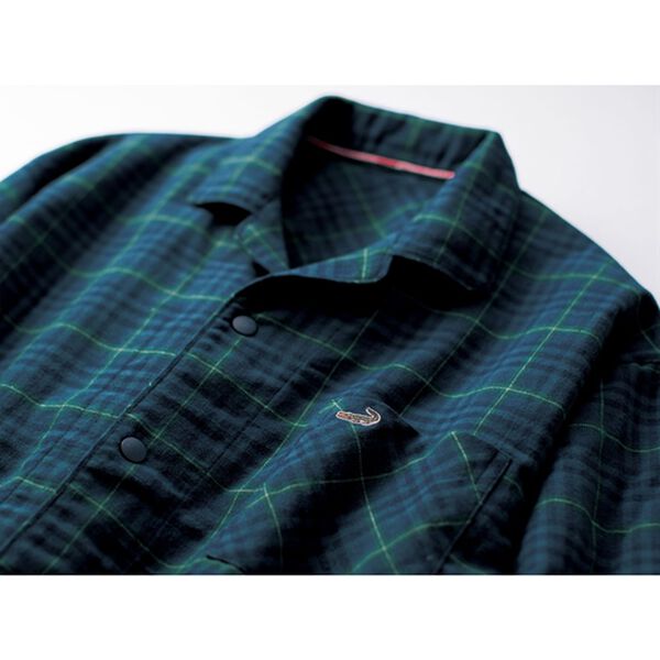 「【２着組】＜クロコダイル＞綿１００％らく開きパジャマ（メンズルームウェア）」｜詳細画像