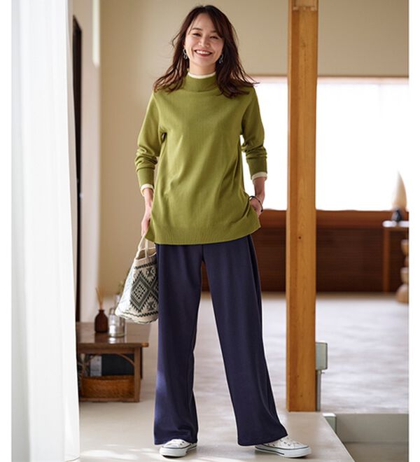 BELLUNA（ベルーナ）の「【メルティポンチ】イージーパンツ（フルレングスパンツ）」｜詳細画像