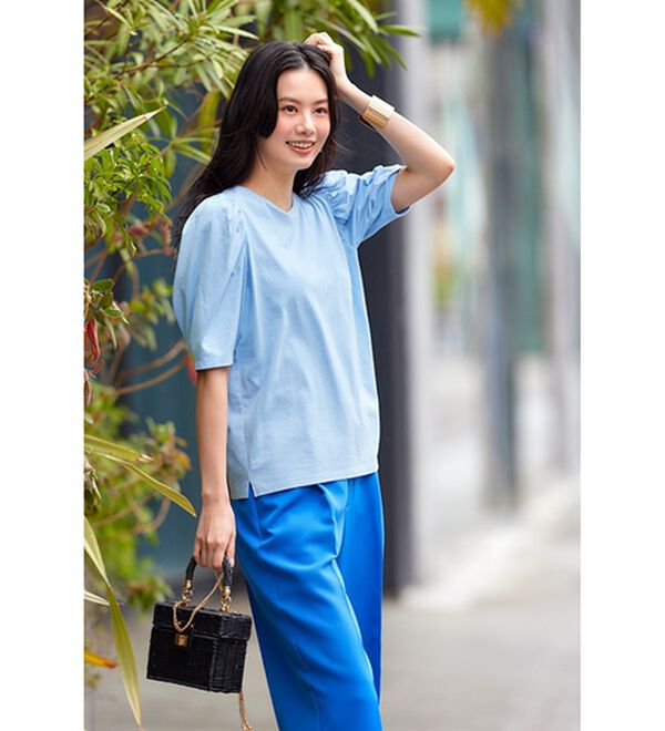 RANAN（ラナン）の「機能付！パワーショルダープルオーバー（カットソー）」｜詳細画像