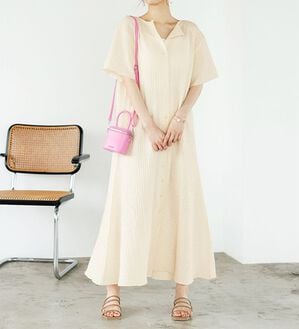 GeeRA（ジーラ）の「カットシャーリングマルチウェイワンピース（その他ワンピース）」｜詳細画像