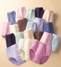 「【２０枚組】綿１００％毎日活躍！深ばきショーツ（ショーツ）」