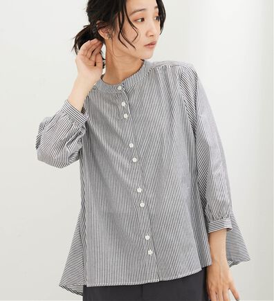 BELLUNA（ベルーナ）の「フランス綾ペプラムデザインチュニック（チュニック）」