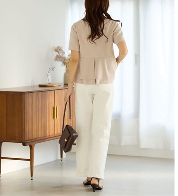 alotta（アロッタ）の「スクエアネックティアードトップス（カットソー）」｜詳細画像