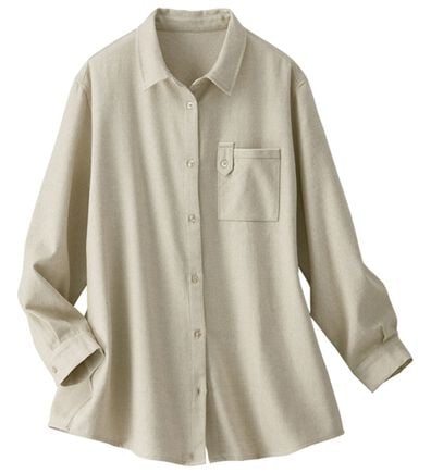 BELLUNA（ベルーナ）の「《ＨｕｇＲｅａｍコットン》ポケットシャツ（シャツ）」