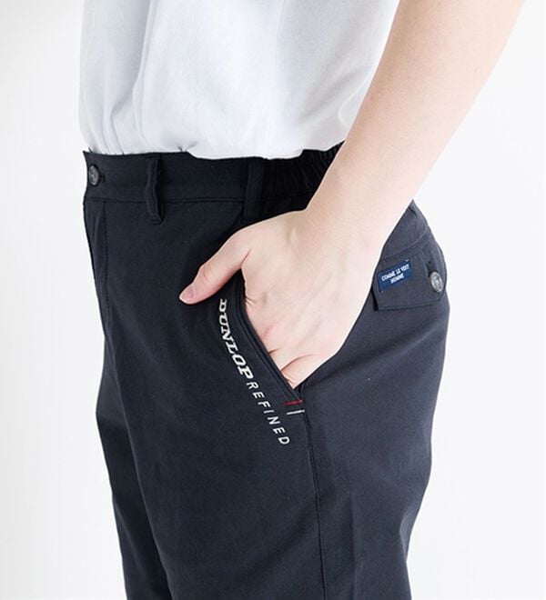 「＜ダンロップ・リファインド&times;コムルヴァン・オム＞７得アクティブチノパンツ（メンズフルレングスパンツ）」｜詳細画像