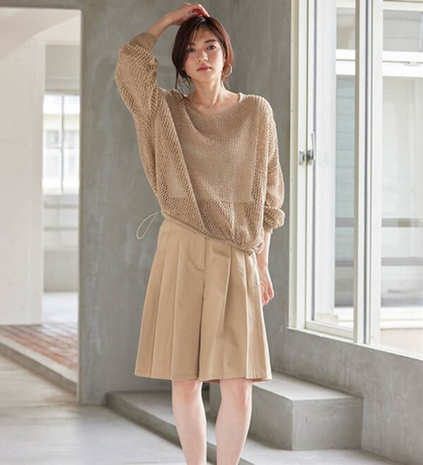 夏の長袖！】レディシルエットシアートップス - ベルーナ【公式】 