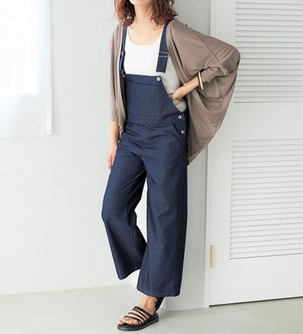 GeeRA（ジーラ）の「接触冷感！ドルマンカットソーカーディガン（ニットカーディガン）」｜詳細画像