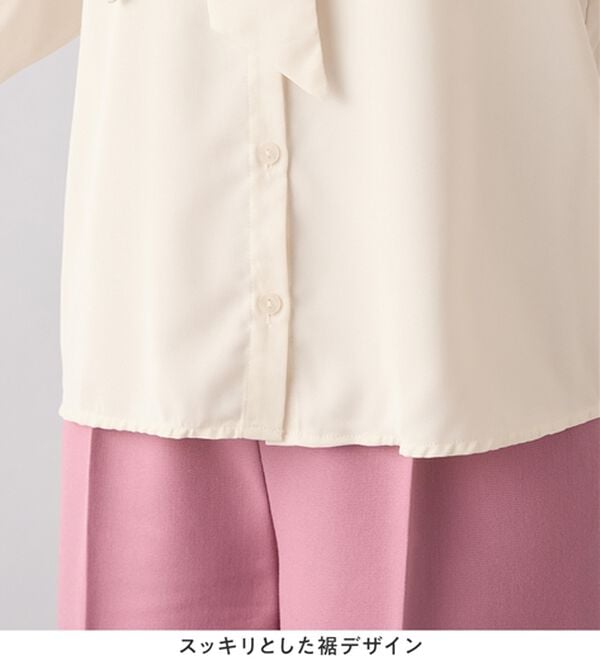 alotta（アロッタ）の「ボウタイデザインブラウス（ブラウス）」｜詳細画像