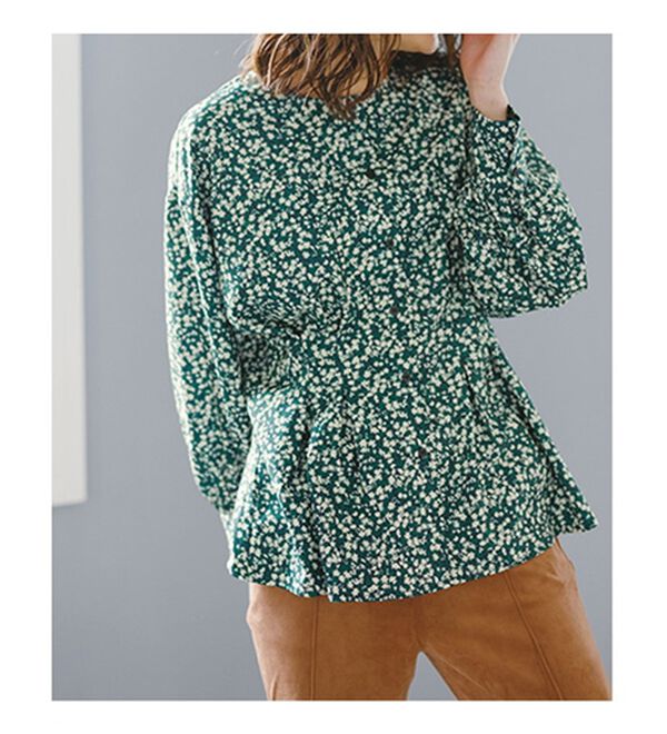 RANAN（ラナン）の「小花柄プリントブラウス（ブラウス）」｜詳細画像