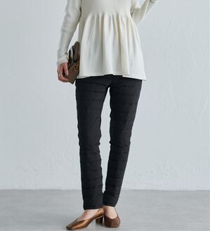 RANAN（ラナン）の「あたたかダウンパンツ（フルレングスパンツ）」｜ブラック