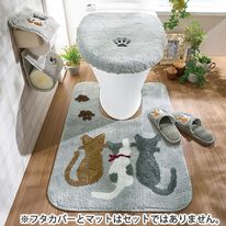 「スリードッグ・スリーキャットトイレタリー（トイレマット）」