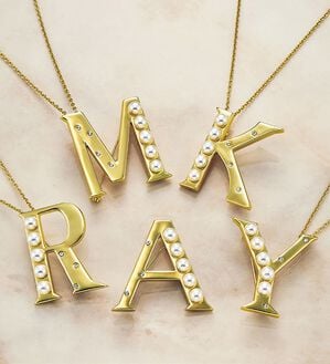 BELLUNA（ベルーナ）の「＜桂由美監修＞イニシャルブローチペンダント（ネックレス・ペンダント）」｜詳細画像