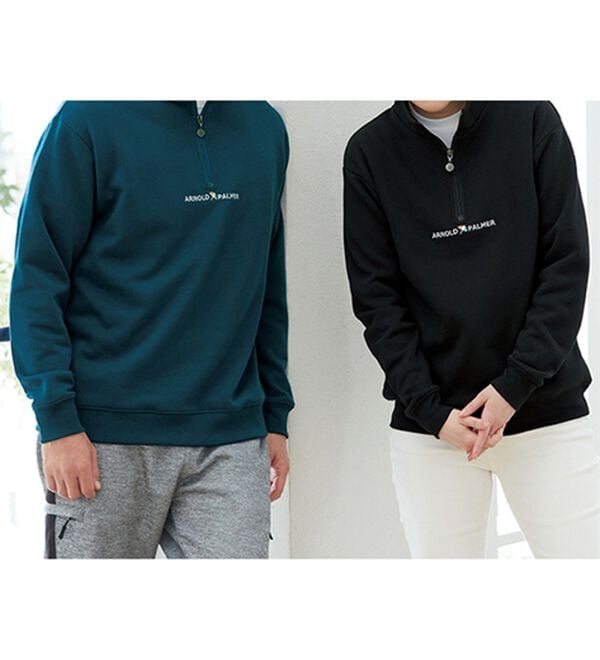 「＜アーノルド　パーマー＞着回し自在！ハーフジップトレーナー（メンズトレーナー）」｜詳細画像