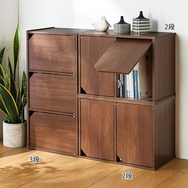 「組合せできる扉付収納棚（ラック・棚・本棚）」｜詳細画像