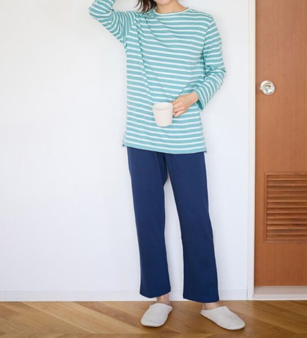 LAVIENNE（ラヴィエンヌ）の「【とろける肌心地】綿１００％あったかスムースパジャマ（パジャマ・ルームウェア）」｜詳細画像