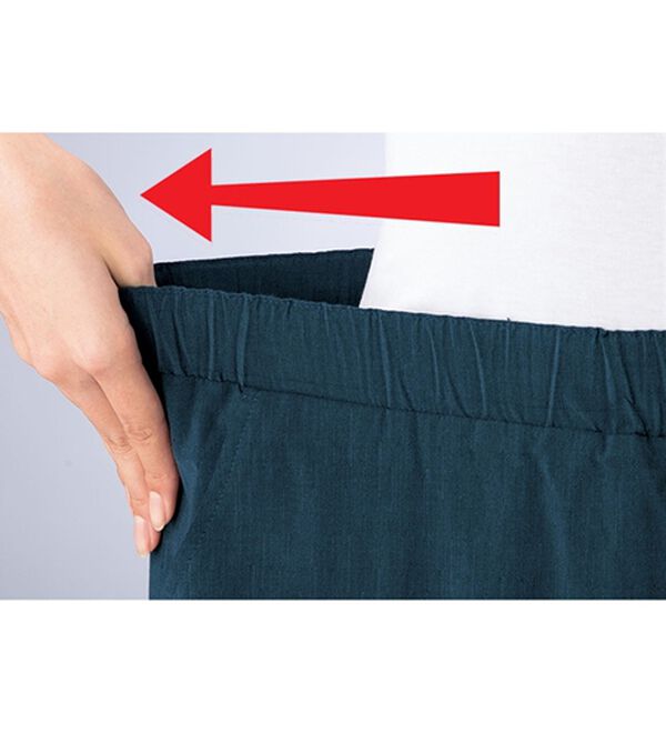 ルフラン（ルフラン）の「涼やか素材デザインセットスーツ＜アデリナ＞（カットソー）」｜詳細画像