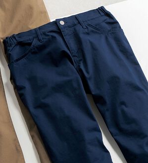 「日本製　匠が作った岡山チノパンツ（メンズチノパンツ）」｜ネイビー