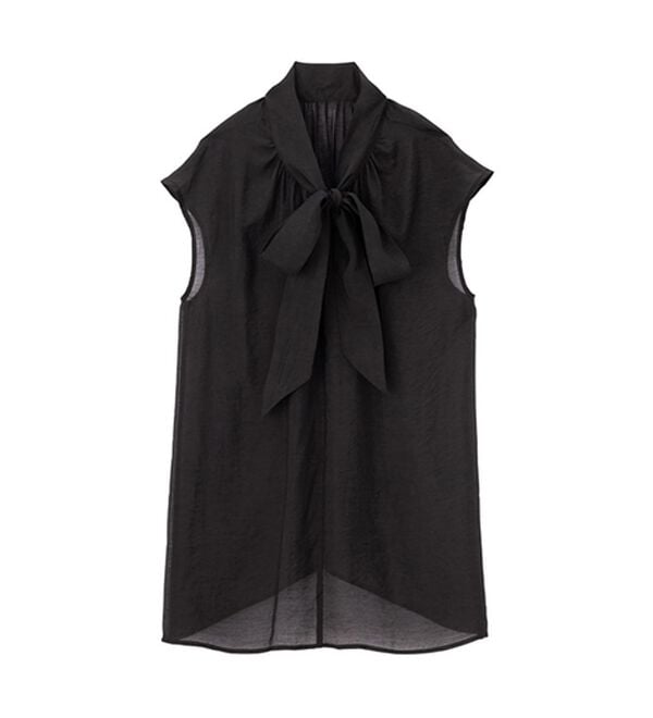 GeeRA（ジーラ）の「前後２ＷＡＹフレンチ袖ボウタイブラウス（ブラウス）」｜詳細画像