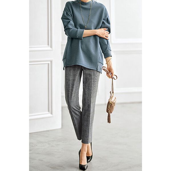 BELLUNA（ベルーナ）の「ウール調素材美脚テーパードパンツ（テーパードパンツ）」｜詳細画像