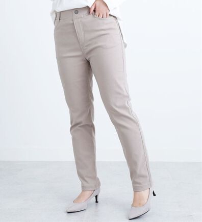 BELLUNA（ベルーナ）の「あったか裏トリコットストレッチパンツ（フルレングスパンツ）」