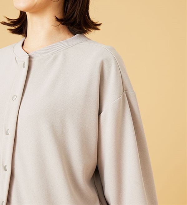 BELLUNA（ベルーナ）の「ストレッチジョーゼット素材カーディガン（その他カーディガン）」｜詳細画像