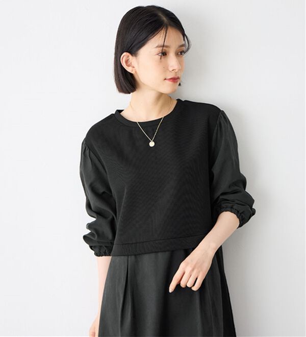 Viola e Viola（ヴィオラ エ ヴィオラ）の「時短コーデ楽ちんドッキングワンピース（ドッキングワンピース）」｜詳細画像