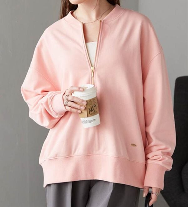 RANAN（ラナン）の「フロントハーフジップスウェット（トレーナー・スウェット）」｜詳細画像