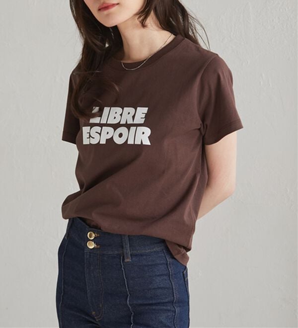 RANAN（ラナン）の「【汗シミ防止】ロゴプリントT（Tシャツ）」｜詳細画像