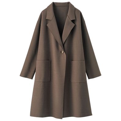 BELLUNA（ベルーナ）の「ウール調バックベルトデザインロングコート（ロングコート）」