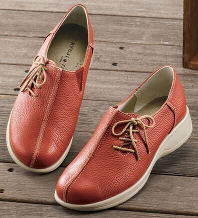 ルフラン（ルフラン）の「リュウジタカイ　ゆったり５Ｅ牛革スリッポンシューズ（スリッポン）」