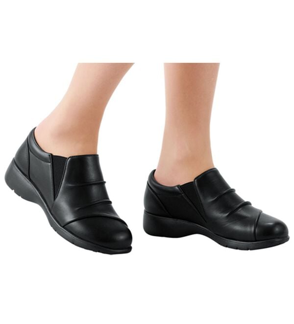 「ゆったり５Ｅ防滑スリッポンシューズ（スリッポン）」｜詳細画像