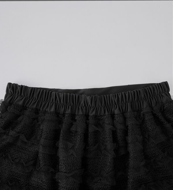 RANAN（ラナン）の「フリルレースナローロングスカート（ロングスカート）」｜詳細画像