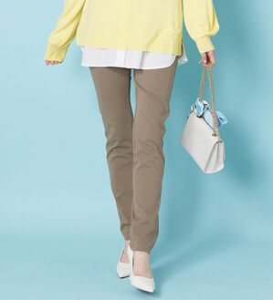 BELLUNA（ベルーナ）の「美ストレッチ素材レギンスパンツ（スパッツ・レギンス）」｜ライトモカ