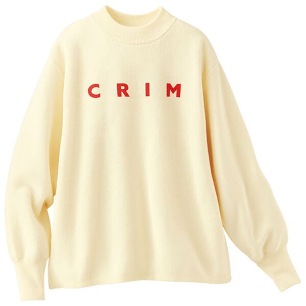 BELLUNA（ベルーナ）の「スウェットライク素材ニットプルオーバー（ニット・セーター）」｜詳細画像