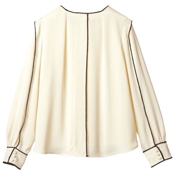RANAN（ラナン）の「配色ステッチブラウス（ブラウス）」｜詳細画像