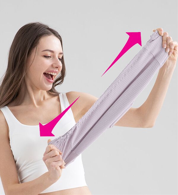 「【５色組】ぐ～んと伸びる！オーガニック綿１００％ショーツ（ショーツ）」｜詳細画像