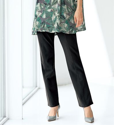 BELLUNA（ベルーナ）の「ヒンヤリ冷感！ハイテンション美脚パンツ（フルレングスパンツ）」