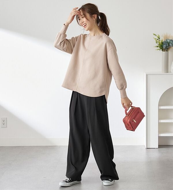 BELLUNA（ベルーナ）の「あったかキレイ！大人のこだわりトレーナー（トレーナー・スウェット）」｜詳細画像