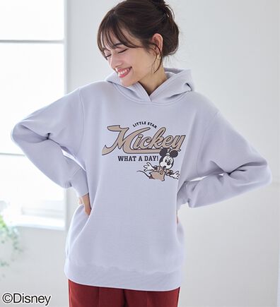BELLUNA（ベルーナ）の「＜Ｄｉｓｎｅｙ＞【ミッキー】プリント裏起毛パーカー（パーカー）」