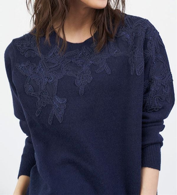 レース使いニットプルオーバー - ベルーナ【公式】