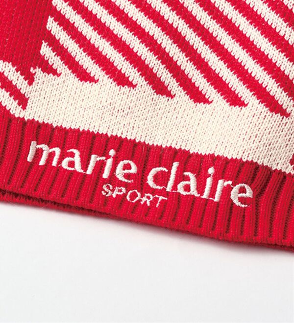 RANAN（ラナン）の「ジャカードニットスカート＜ｍａｒｉｅ　Ｃｌａｉｒｅ　ＳＰＯＲＴ＞（ひざ丈スカート）」｜詳細画像