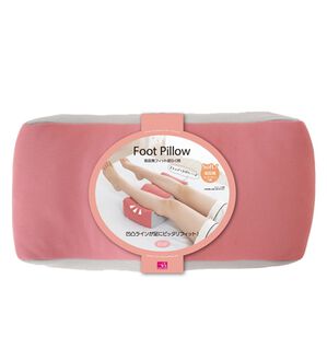 「低反発フィット足がラクなフット枕（枕）」｜ピンク