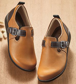 ルフラン（ルフラン）の「メディフィット　５Ｅ配色ベルト使いスリッポン（スリッポン）」｜詳細画像