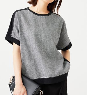 BELLUNA（ベルーナ）の「ステッチデザイン切替プルオーバー（カットソー）」｜詳細画像