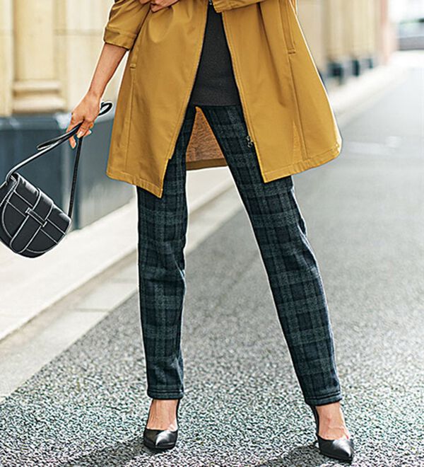 BELLUNA（ベルーナ）の「ポカポカすっきり！静電防止付裏ファーパンツ（フルレングスパンツ）」｜詳細画像