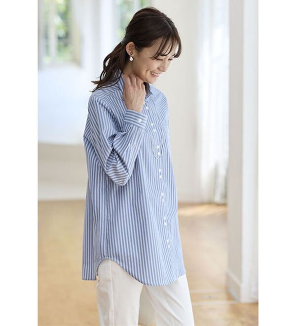 BELLUNA（ベルーナ）の「アイロンいらずの形態安定シャツ（シャツ）」｜詳細画像