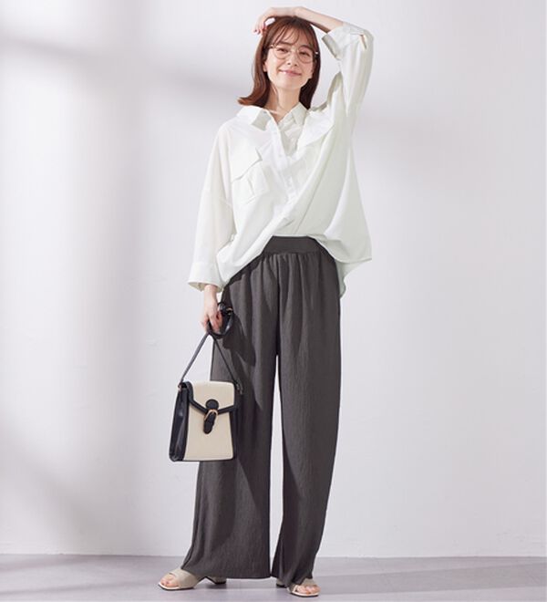 Viola e Viola（ヴィオラ エ ヴィオラ）の「ゆるシルエットシャツ（シャツ）」｜詳細画像